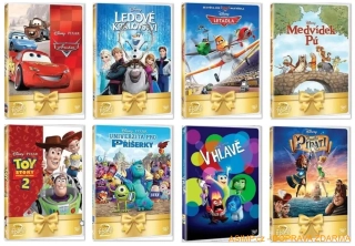 DISNEY - sada DVD pohádek (4 ks) / A24-000032c / DOPRAVA ZDARMA