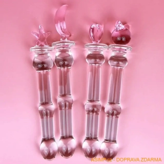 Skleněné dildo / A-004163 / DOPRAVA ZDARMA