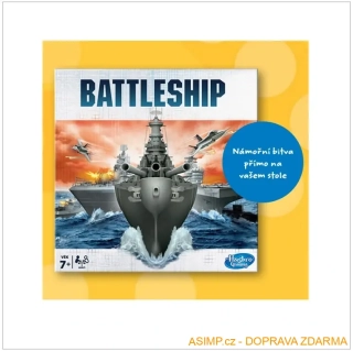 HASBRO - dětská desková hra BATTLESHIP / A24-000030c / DOPRAVA ZDARMA